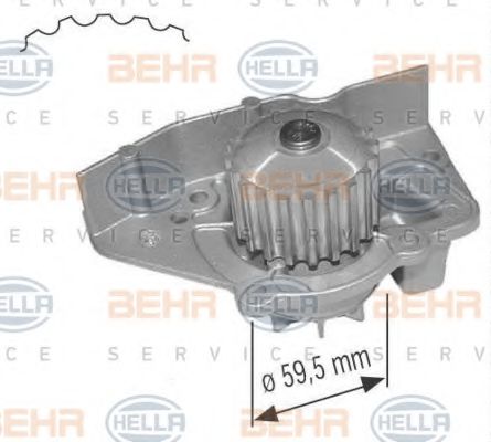 BEHR HELLA SERVICE 8MP 376 801-084