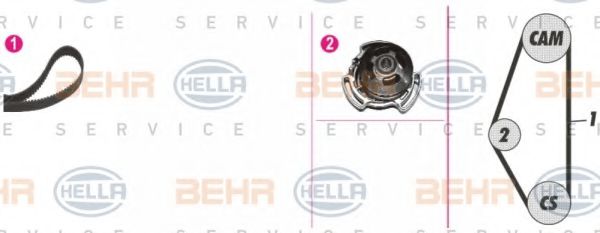 BEHR HELLA SERVICE 8MP 376 801-821