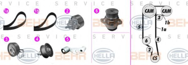 BEHR HELLA SERVICE 8MP 376 801-841