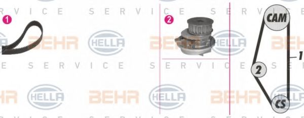 BEHR HELLA SERVICE 8MP 376 801-851