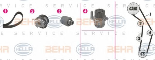 BEHR HELLA SERVICE 8MP 376 802-831