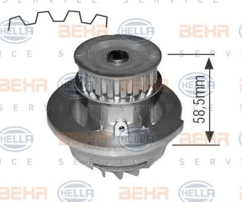 BEHR HELLA SERVICE 8MP 376 803-434