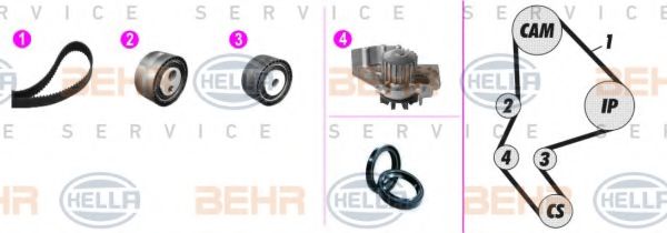 BEHR HELLA SERVICE 8MP 376 803-851