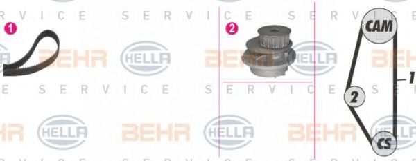 BEHR HELLA SERVICE 8MP 376 804-831