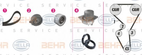 BEHR HELLA SERVICE 8MP 376 804-851