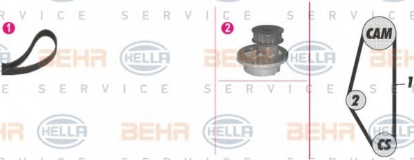 BEHR HELLA SERVICE 8MP 376 804-881