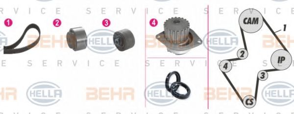 BEHR HELLA SERVICE 8MP 376 805-811