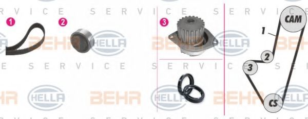 BEHR HELLA SERVICE 8MP 376 805-851