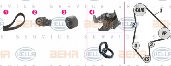 BEHR HELLA SERVICE 8MP 376 805-861