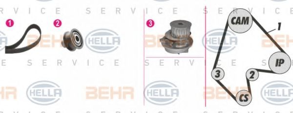 BEHR HELLA SERVICE 8MP 376 805-891