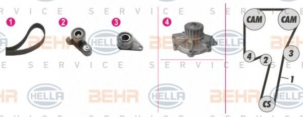 BEHR HELLA SERVICE 8MP 376 807-801