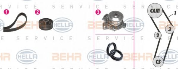 BEHR HELLA SERVICE 8MP 376 807-841