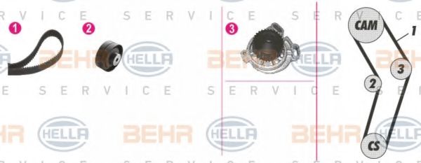 BEHR HELLA SERVICE 8MP 376 807-851