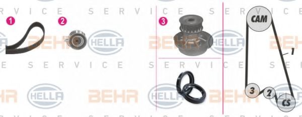 BEHR HELLA SERVICE 8MP 376 807-871