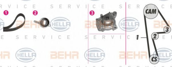 BEHR HELLA SERVICE 8MP 376 808-871