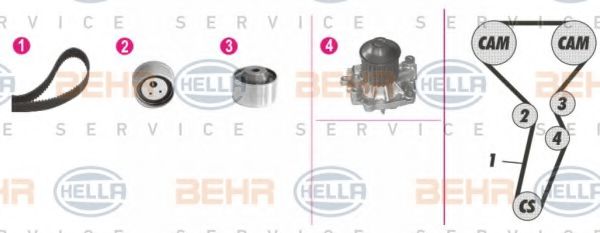 BEHR HELLA SERVICE 8MP 376 809-801