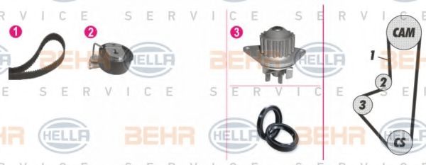 BEHR HELLA SERVICE 8MP 376 809-831