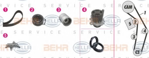 BEHR HELLA SERVICE 8MP 376 809-861