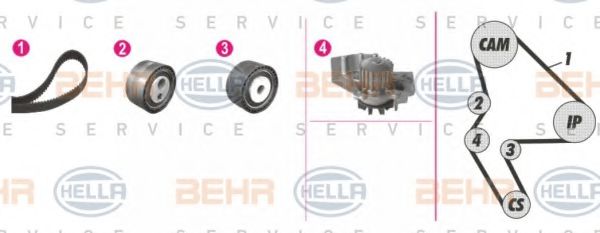 BEHR HELLA SERVICE 8MP 376 809-891