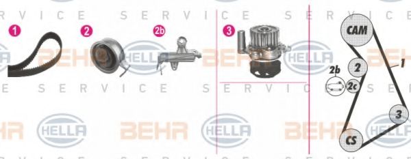 BEHR HELLA SERVICE 8MP 376 811-831