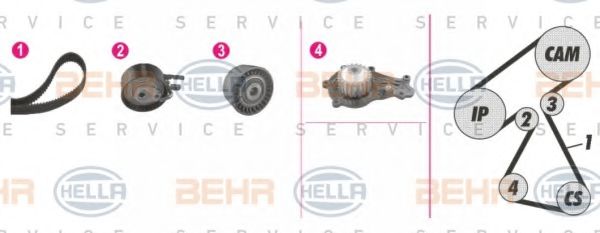 BEHR HELLA SERVICE 8MP 376 811-861