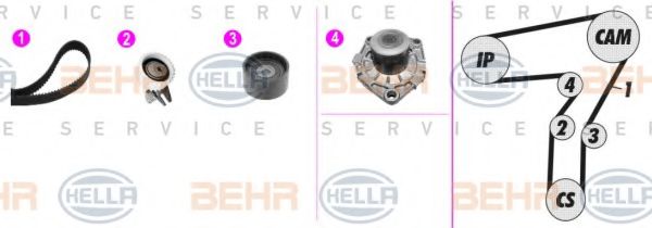 BEHR HELLA SERVICE 8MP 376 812-821