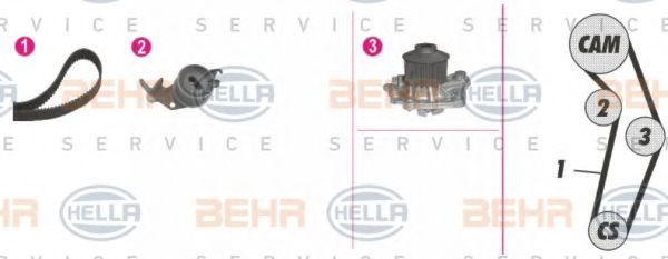 BEHR HELLA SERVICE 8MP 376 813-841