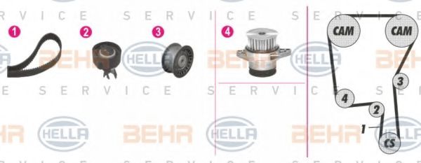 BEHR HELLA SERVICE 8MP 376 813-891