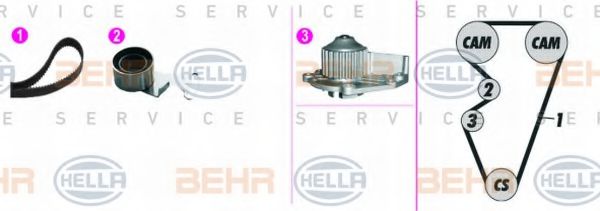 BEHR HELLA SERVICE 8MP 376 815-861