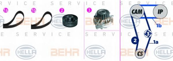 BEHR HELLA SERVICE 8MP 376 818-801