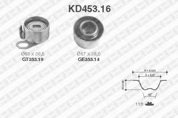 SNR KD453.16