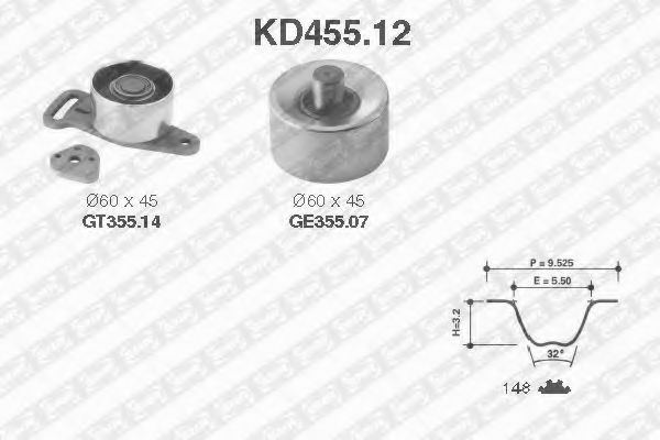 SNR KD455.12