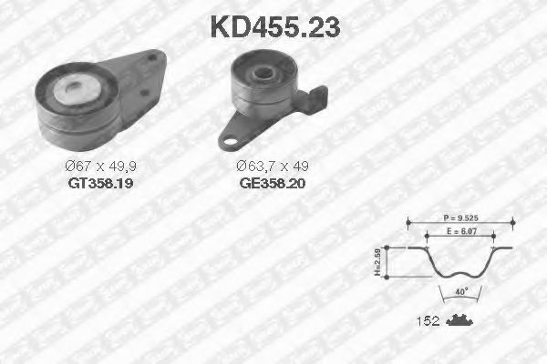 SNR KD455.23