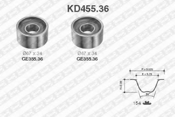 SNR KD455.36