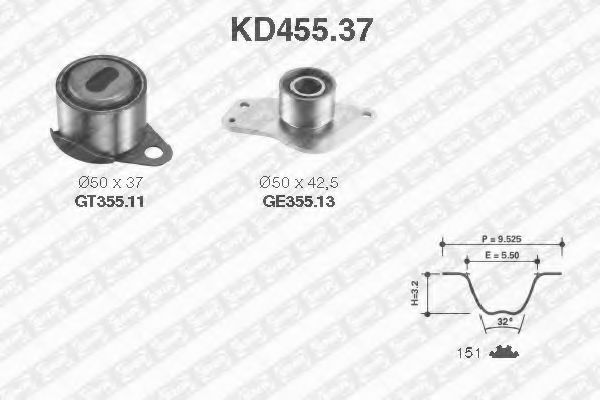 SNR KD455.37