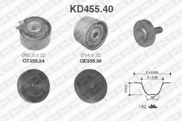 SNR KD455.40