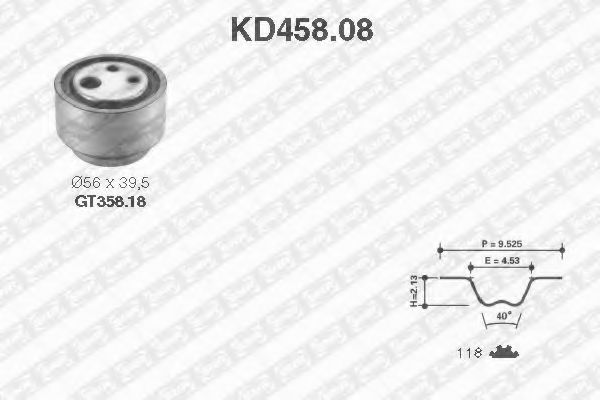 SNR KD458.08