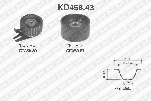 SNR KD458.43