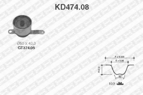 SNR KD474.08