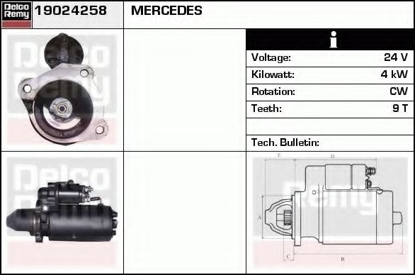 DELCO REMY 19024258