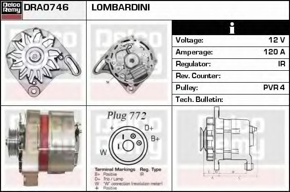 DELCO REMY DRA0746