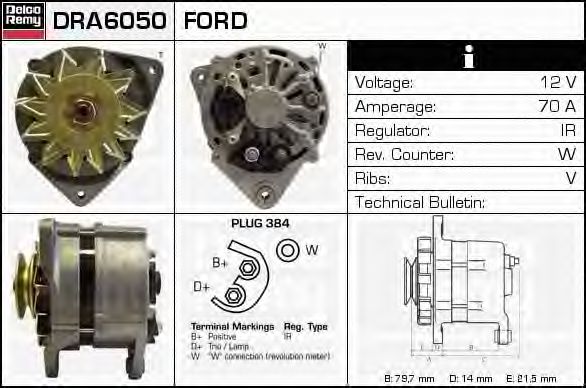 DELCO REMY DRA6050