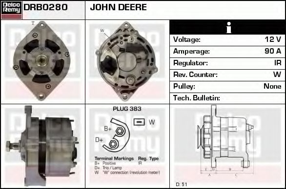 DELCO REMY DRB0280