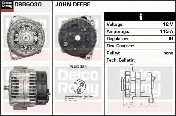 DELCO REMY DRB6030