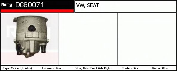 DELCO REMY DC80071