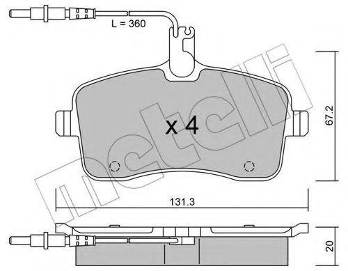 METELLI 22-0600-0