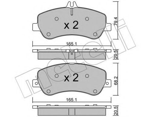 METELLI 22-0825-0