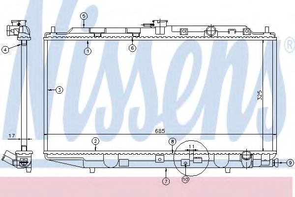 NISSENS 62256