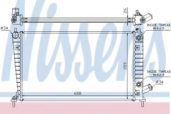 NISSENS 68001A