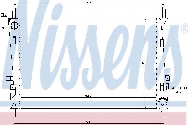 NISSENS 66704